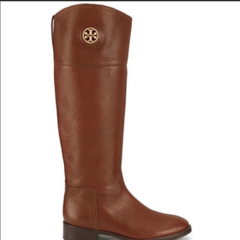 Tory Burch brown riding boots